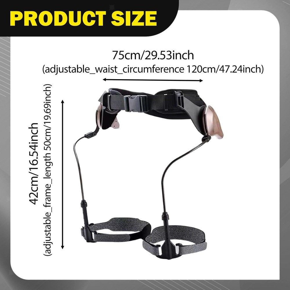 Walking Aid Exoskeleton Legs Adjustable Effortless Ergonomic Walking Device