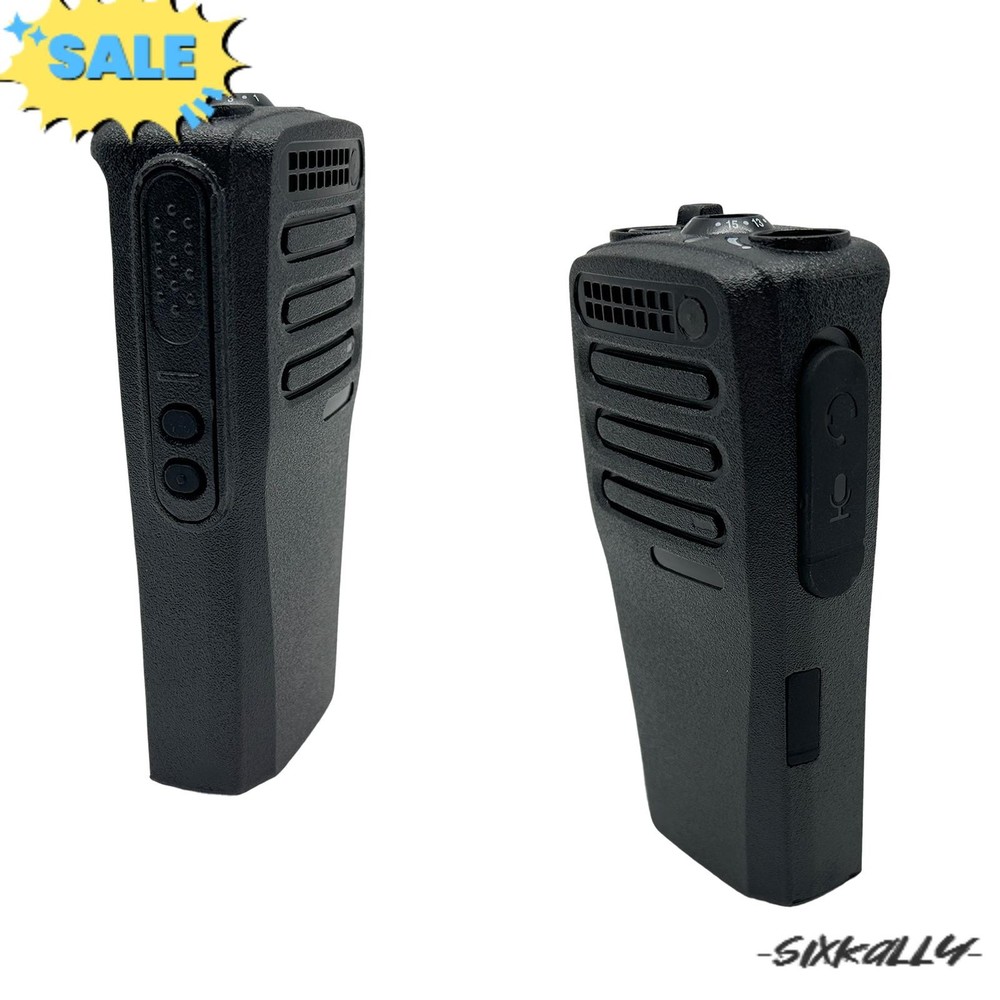 Oval Button Front Housing Case Cover With Speaker +Knobs For CP200D Radio