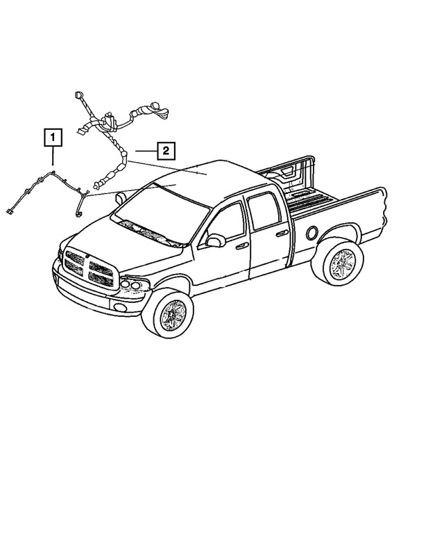 Genuine Mopar Header Wiring 68092368ae