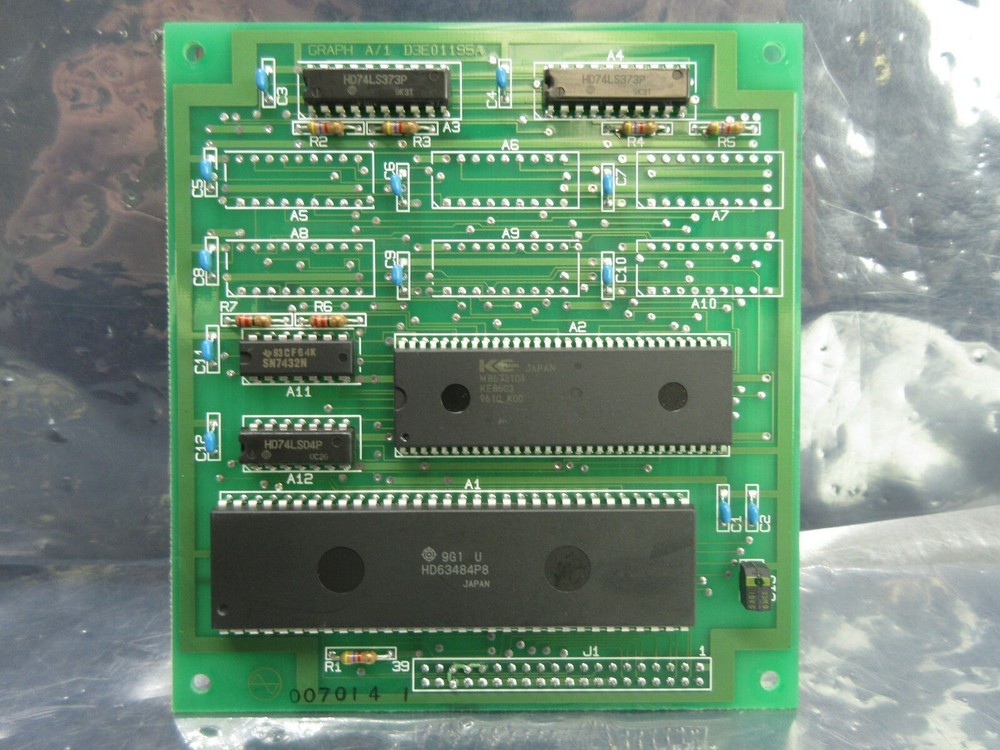 Kokusai Electric D3E01195A Processor Board PCB GRAPH Used Working