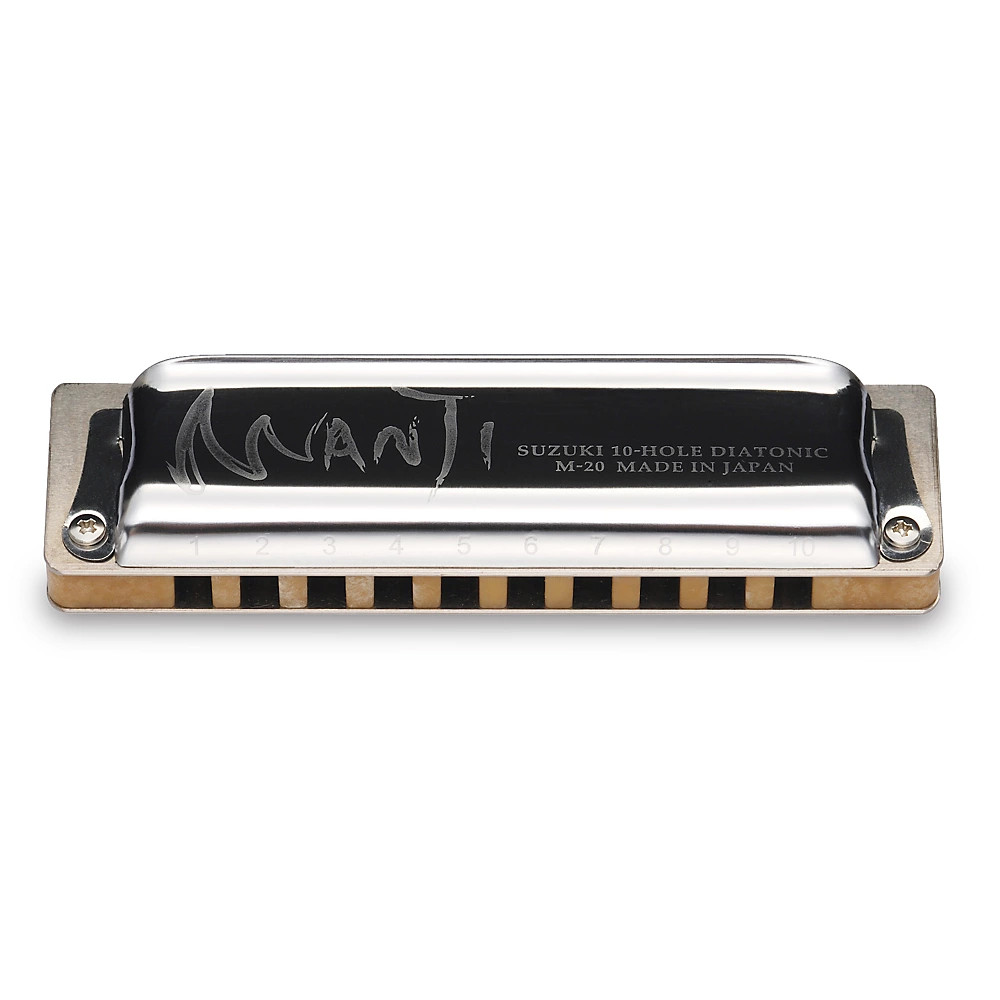 Suzuki M20 Manji 10-Hole Harmonica Bb