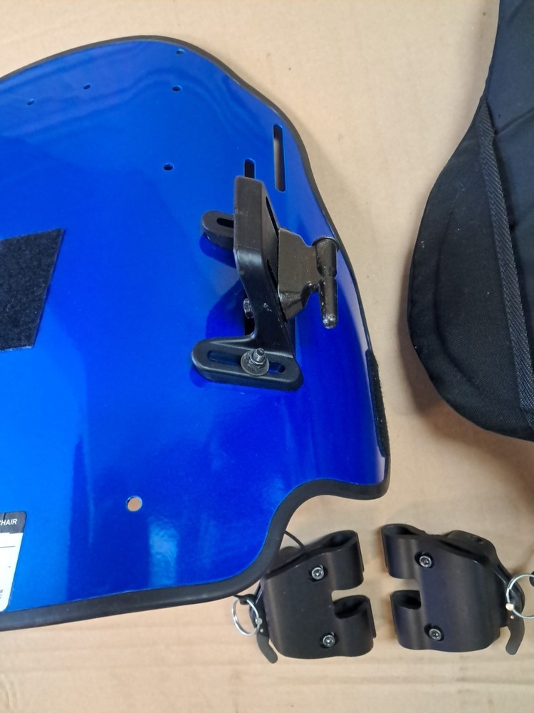 Sunrise Jay J3 Solid Wheelchair Back With Cushion & Quick Release Hardware