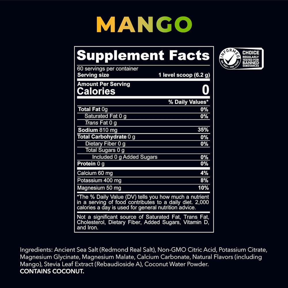 Re-Lyte Hydration Electrolyte Powder Mix (Mango)
