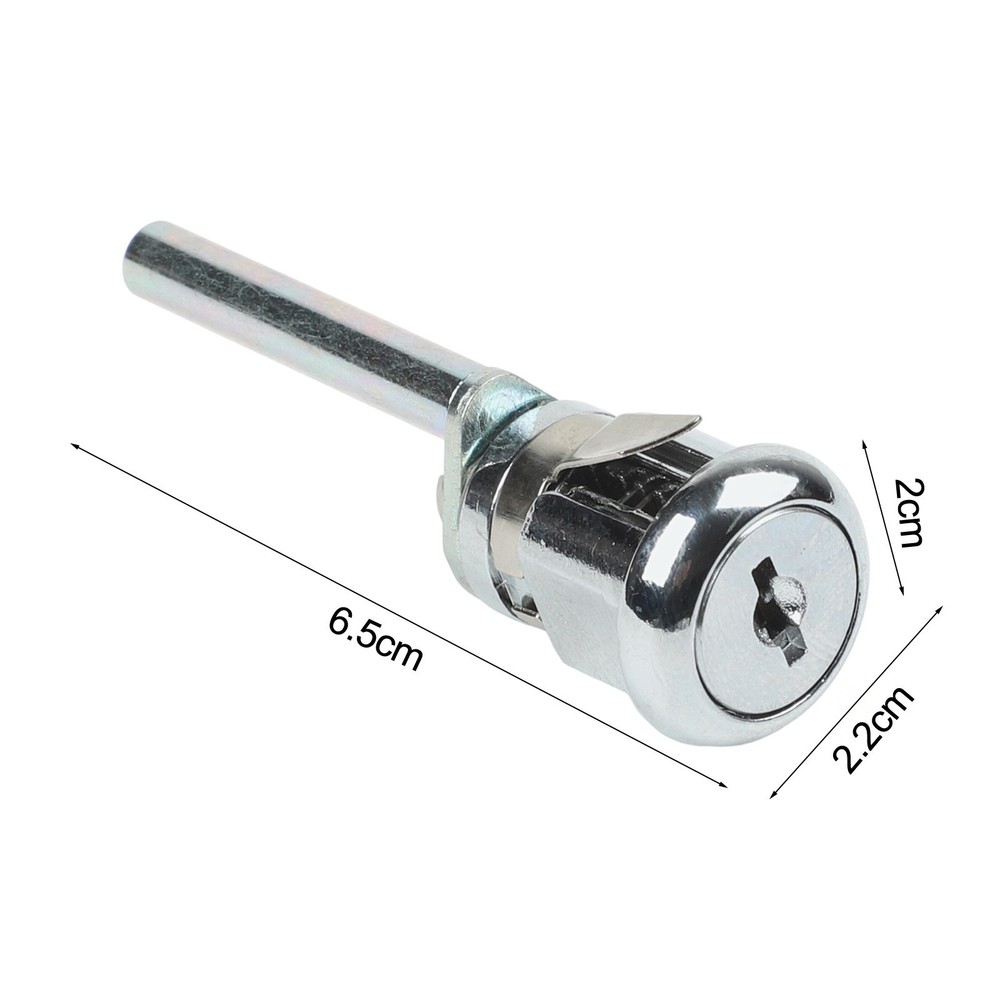 Security Lock for File Cabinets with Dual Keys and Simple Installation Process