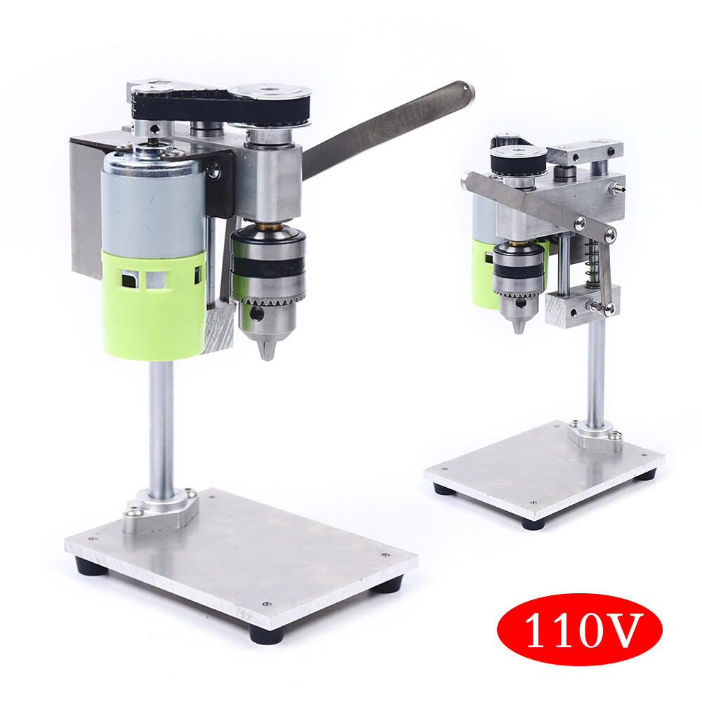 110V Mini Tabletop Drill Press Bench Small electric Drilling Machine 2 Speed