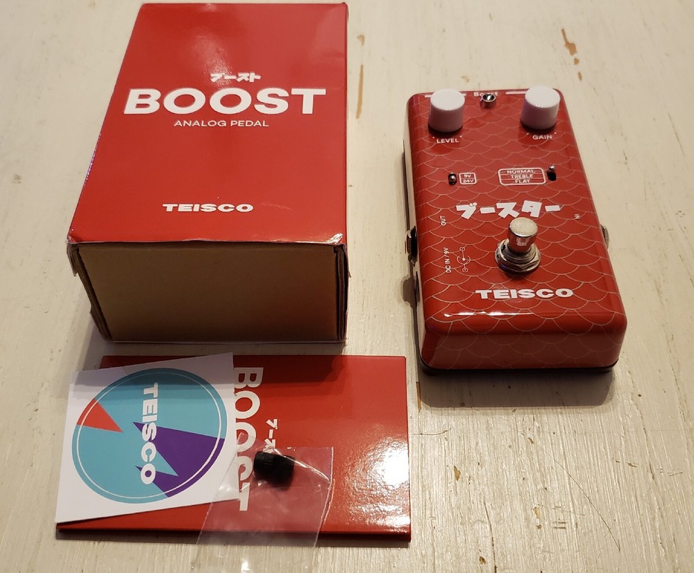 Teisco Boost Full Treble Flat Ship Wide Wide