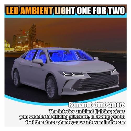 Universal Car LED Strip Light, Cigarette Lighter Auto Cigar Lighter Blue