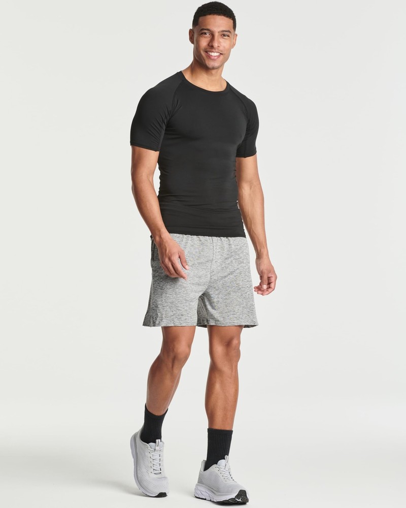 4 Pack: Mens Short Sleeve Shirts Compression Base Layer Tight Thermal Undersh...