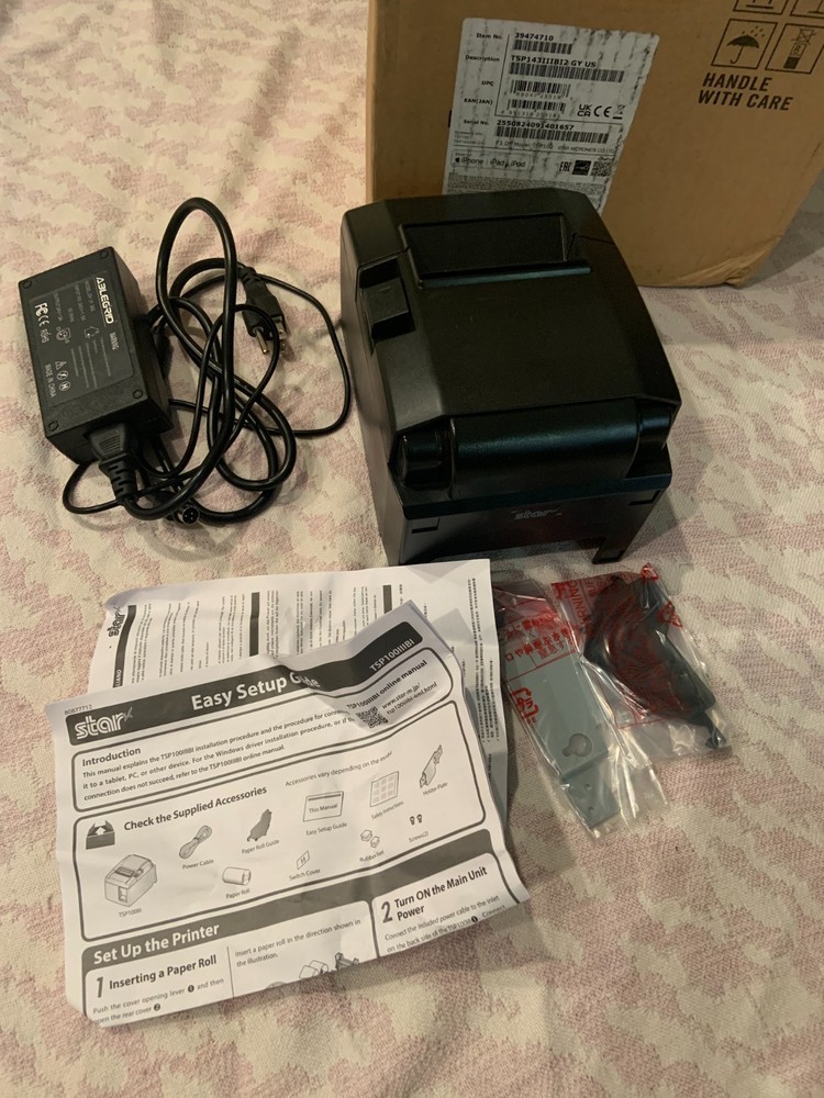 Star TSP650II Thermal POS Receipt Printer Bluetooth 654IIBI2 w/box