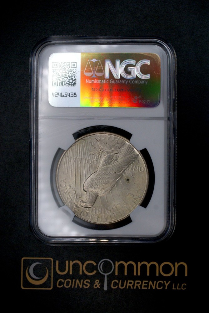 1934 Peace Dollar Graded MS64 by NGC.