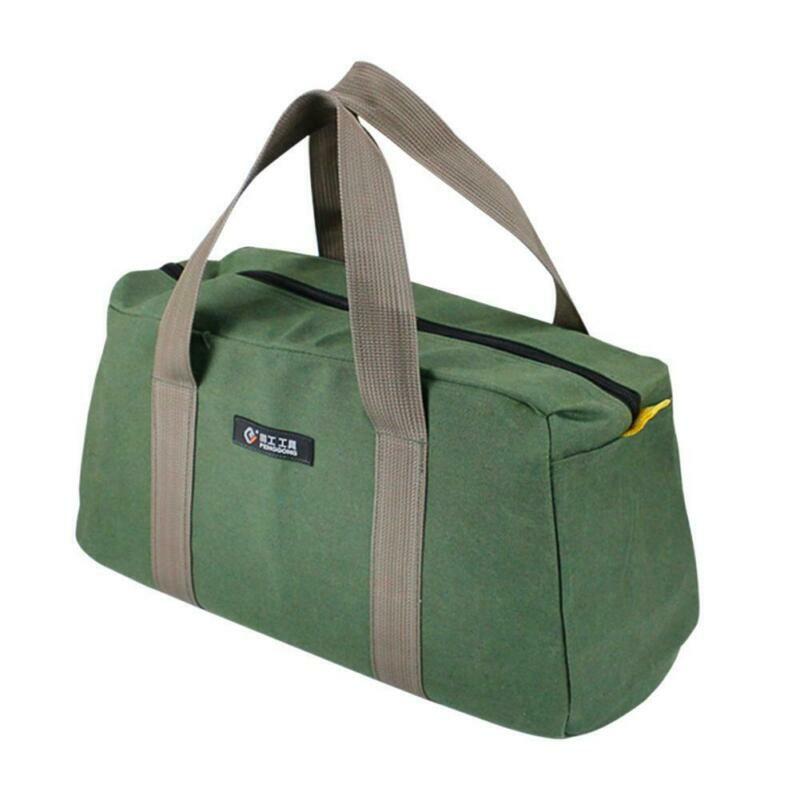 Multi-function Tool Bag Canvas Waterproof Storage Portable Toolkit Zipper Bag