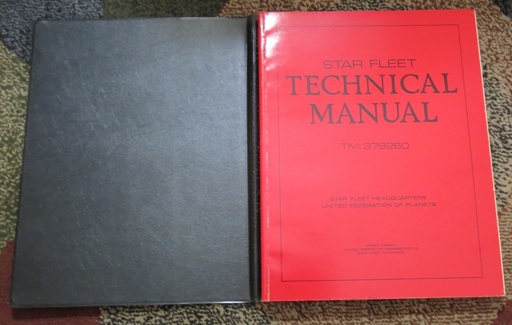 Star Trek Star Fleet Technical Manual 1974 1st Edition