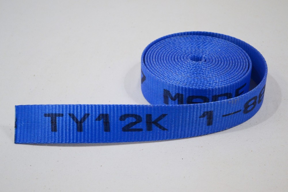 Blue Polyester TY 12K - AAR - 6' x 1 5/8" (H68)