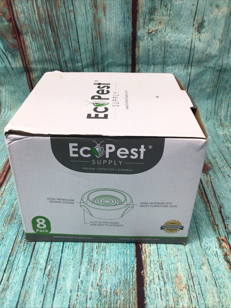 EcoPest Bed Bug Blocker Pro Eco Friendly Interceptor Traps 8-Pack