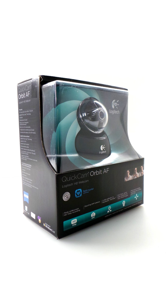 LOGITECH QuickCam Orbit AF Motorized Tracking Webcam Carl Zeiss - Open Box