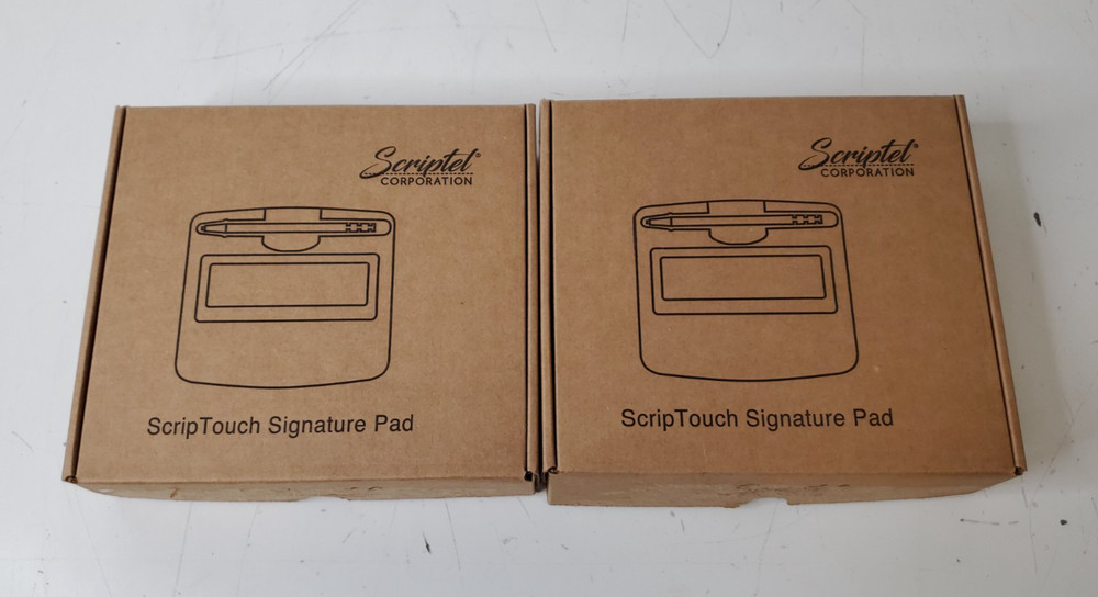 2x New/OpenBox Scriptel 6ft ScripTouch Signature Pad SC-ST1570-6FT