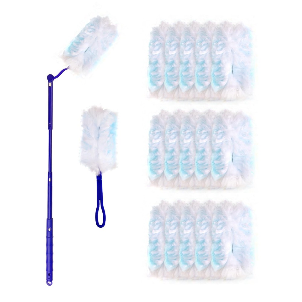 180° Dusters Multi Surface Duster Refills Kit Extender Handle (1 Long Handl