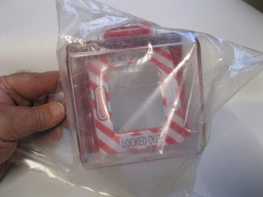 Control Panel Lockout,5-1/4" H,4" W