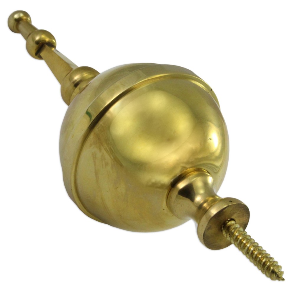 Brass Ball and Spire Clock Final. Clock part