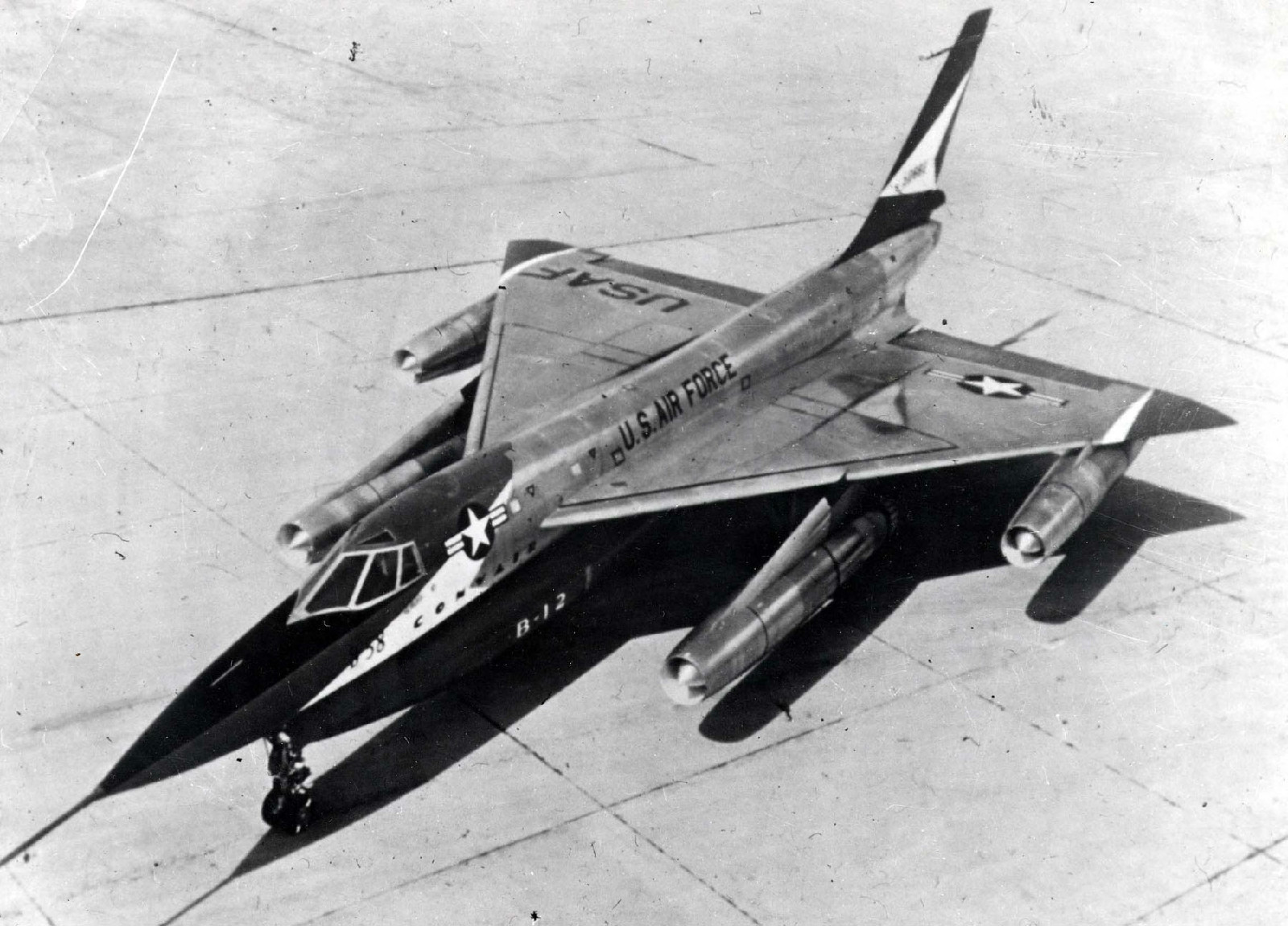 2x Beautiful/Large Convair B-58 Hustler 43rd Wing &Test Patches SAC Bomber USAF