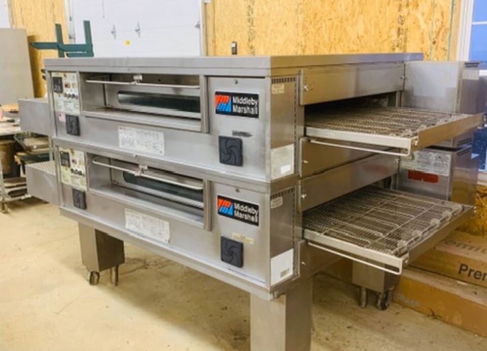 Middleby Marshall PS570G Double Stack Conveyor Pizza Ovens Tested / Working!