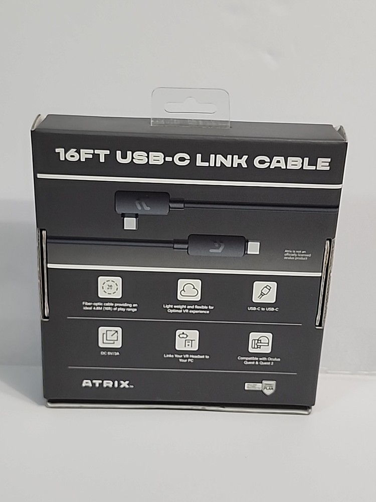 Oculus ATRIX 16FT USB-C Link Cable Brand New