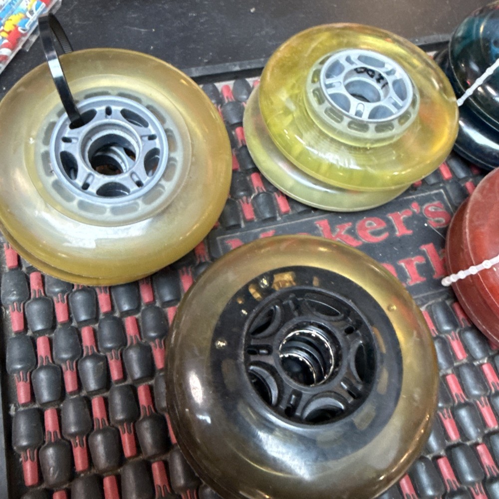 Vintage Inline Skate And Kick Scooter Wheels