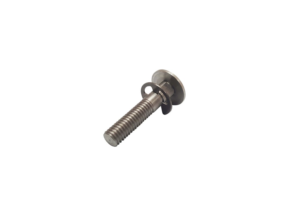 THREADED STUD W/CLIP FOR REMNANT HOLDER FOR BIZERBA SLICER SE8, SG8D