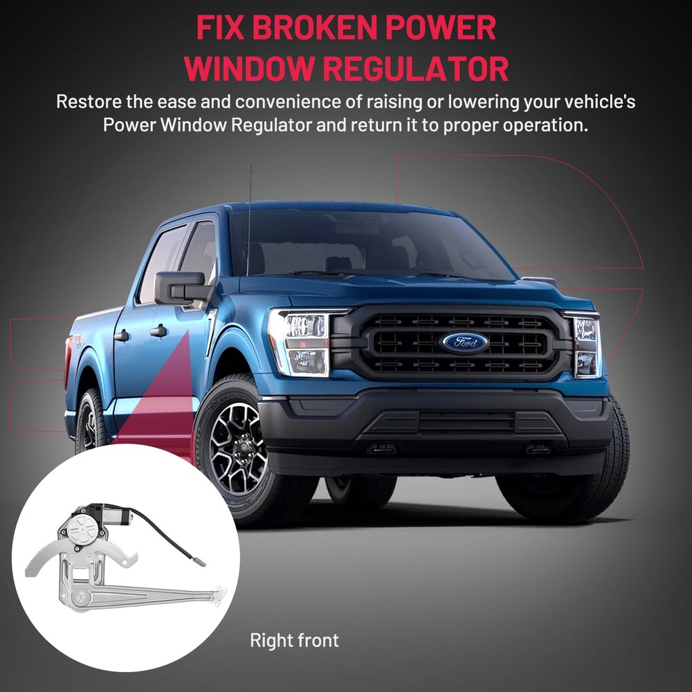 Power Window Regulator Motor Assembly Front Right Side For Ford Ranger 1993-2011