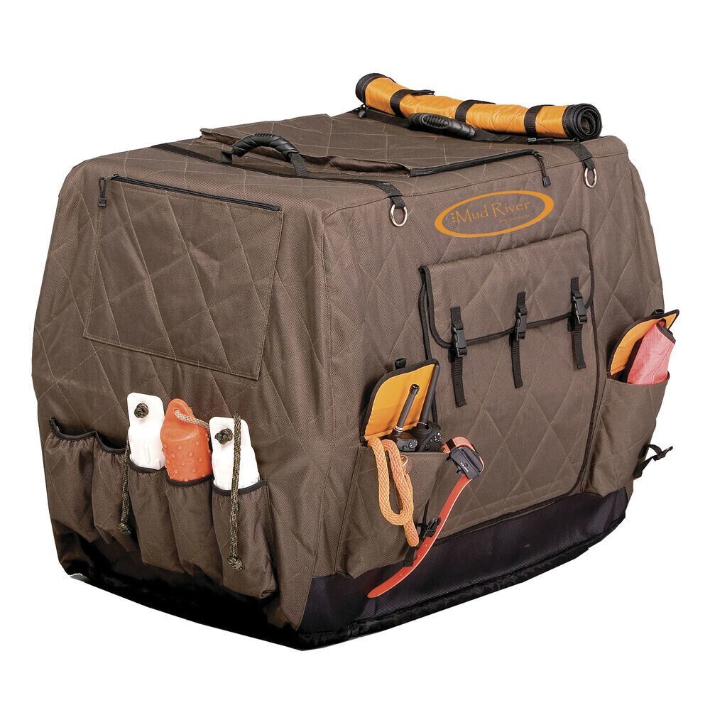 Mud River Dixie Kennel Cover, Brown, Large Extended - MRM1556