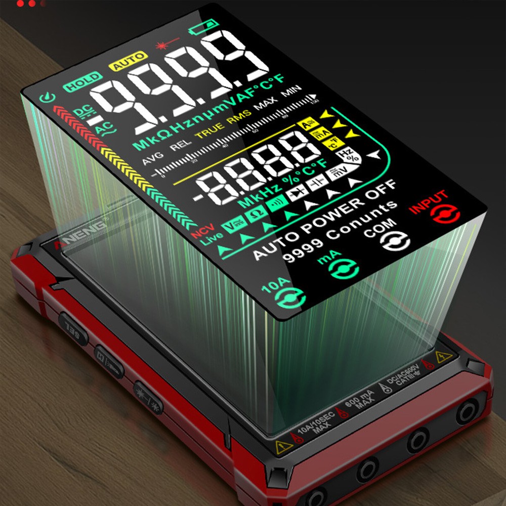 ANENG 622B Digital Touch Multimeter Auto Range True RMS AC DC Volt Current Meter
