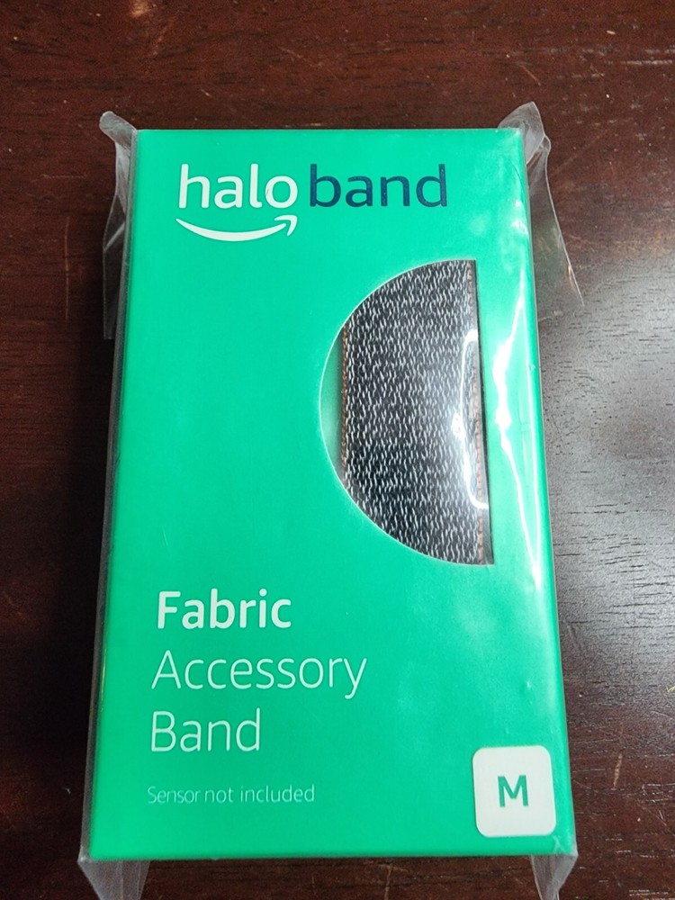 Amazon Halo Band Fabric Accessory Band Size Medium Black/White