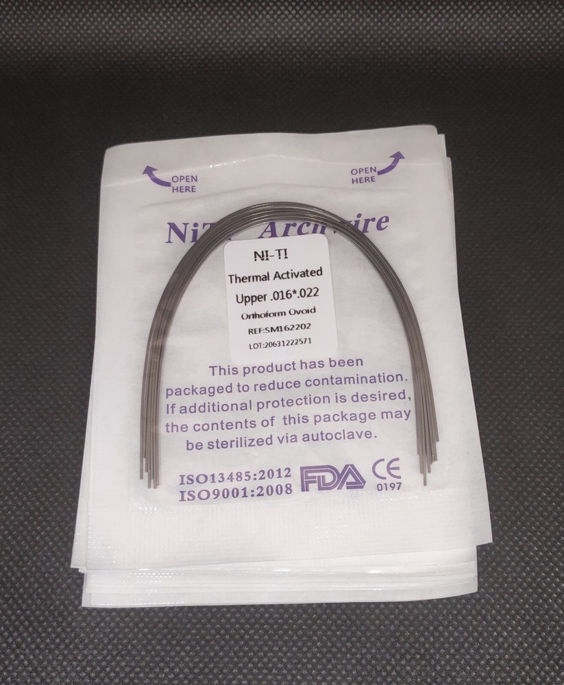 100Pcs Dental Orthodontic Thermal Activated Niti Arch Wires Rectangular Ovoid