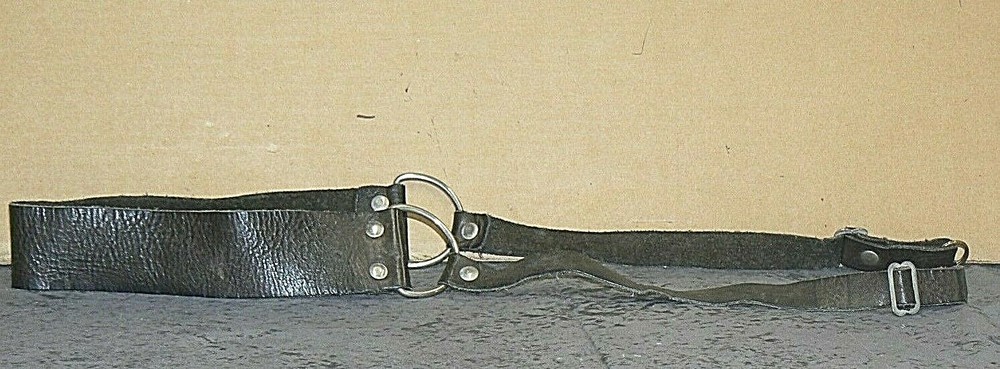 ComfortStrap Black Leather Hippie Camera Strap A2924
