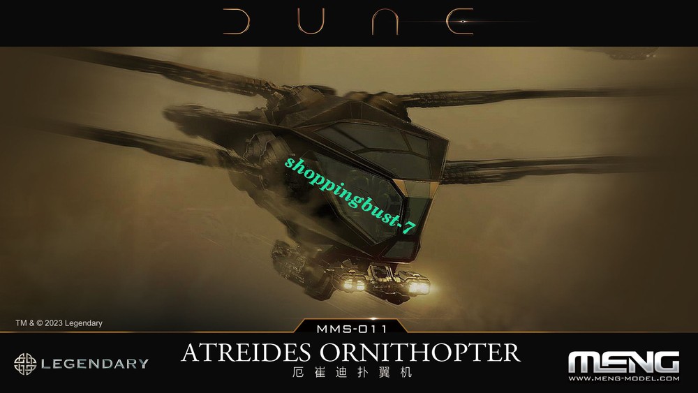 MENG MMS-011 ATREIDES ORNITHOPTER MODEL KIT