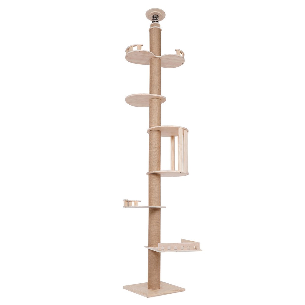 Five-Tier Cat Tower Activity Center Cat Climbing Tower for Kittens & Large Cats