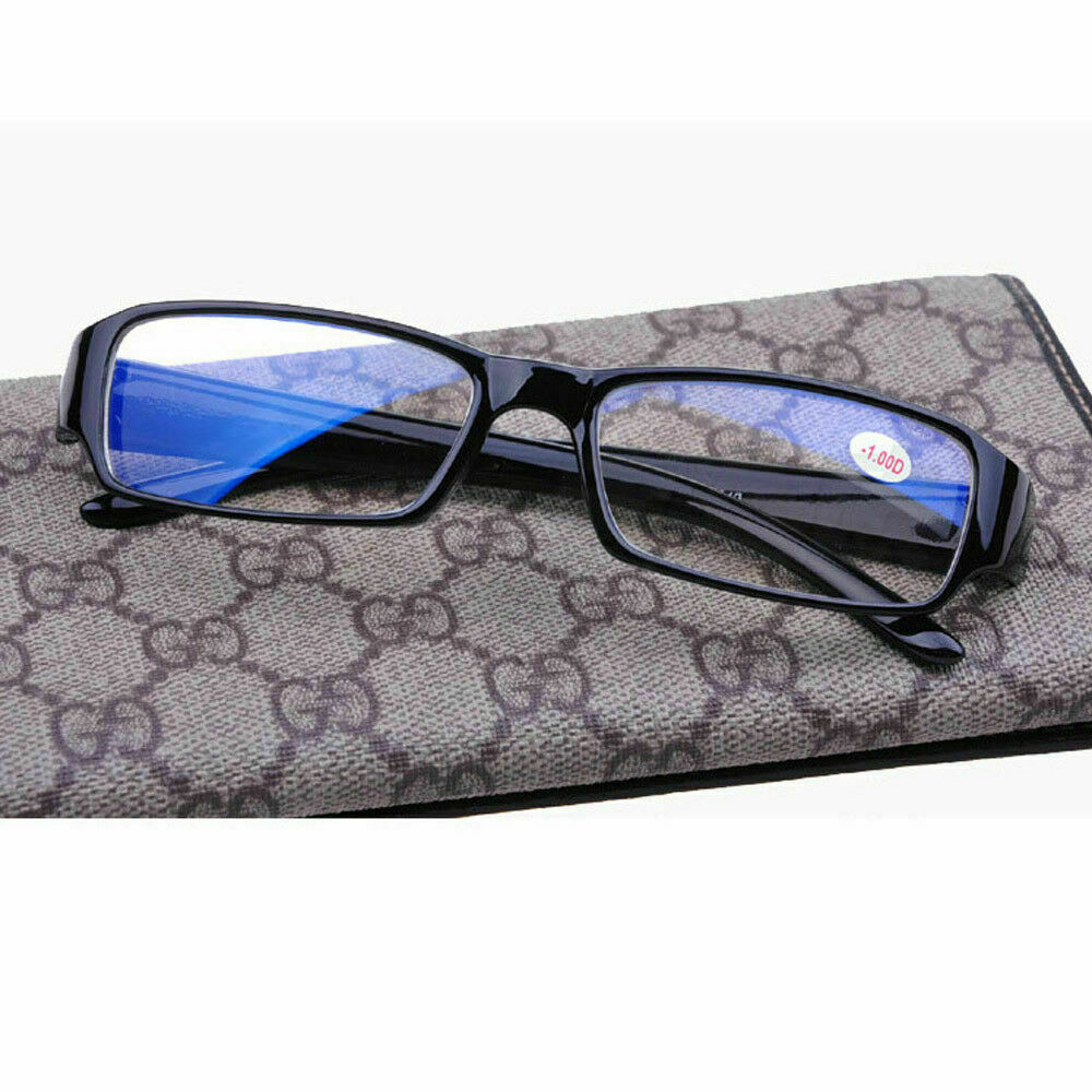 Short Sighted Glasses Plastic Rectangle Eyeglasses -100 -150 / -600