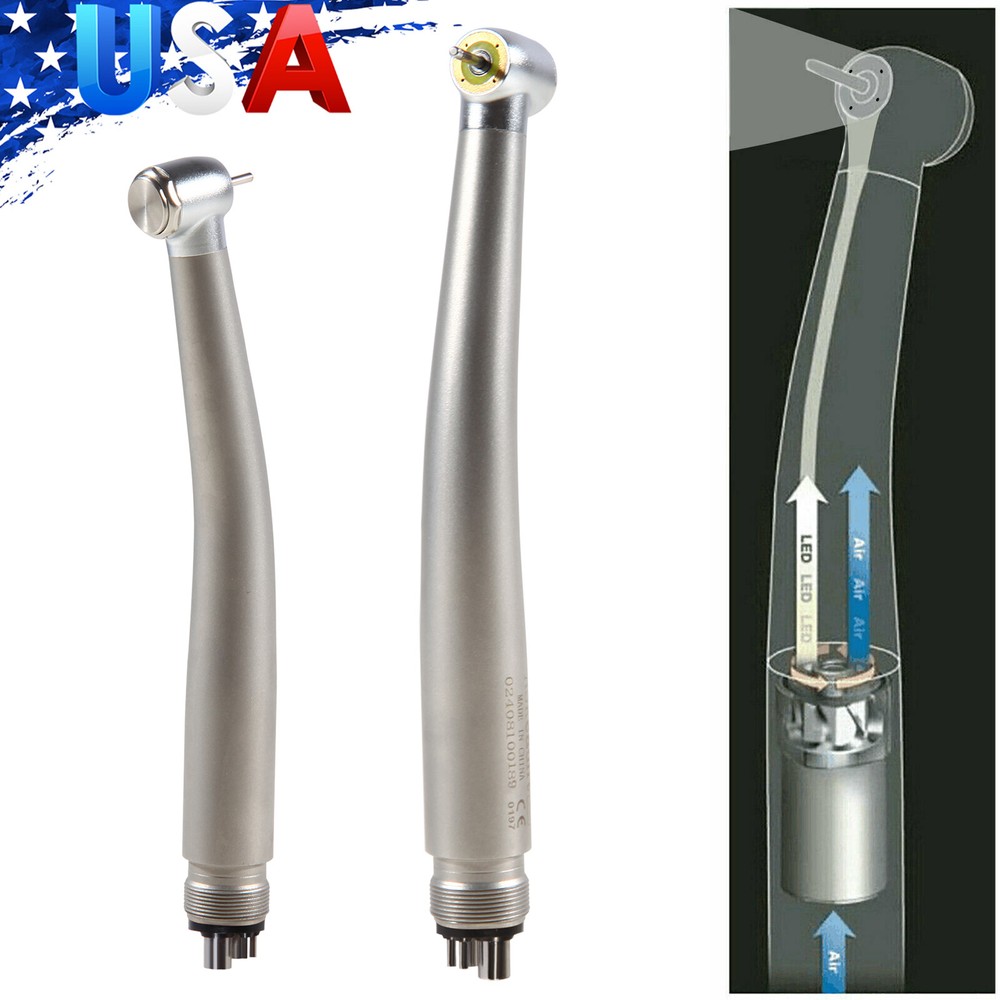 Dental Ring LED Optic High Speed Handpiece E-Generator Shadowless 4 Hole ASK st