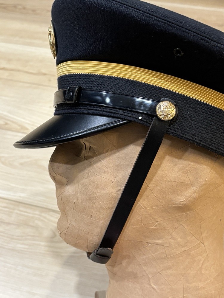 Military Service Leather Cap CHIN STRAP Hat Band