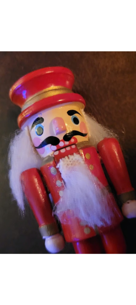 2 Nutcracker Lamp Finial Toppers