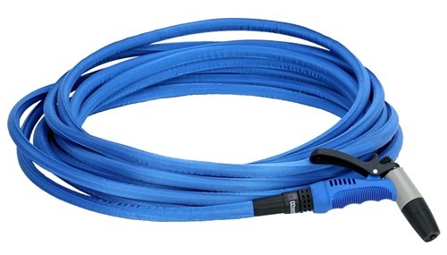 HoseCoil 50ft Blue Flexible Hose Kit with Rubber Tip Nozzle