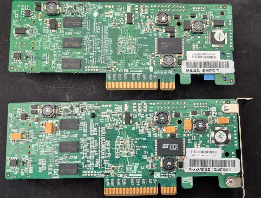 HighPoint RocketRAID 4520 6GB/S SAS/SATA (2x - see description)