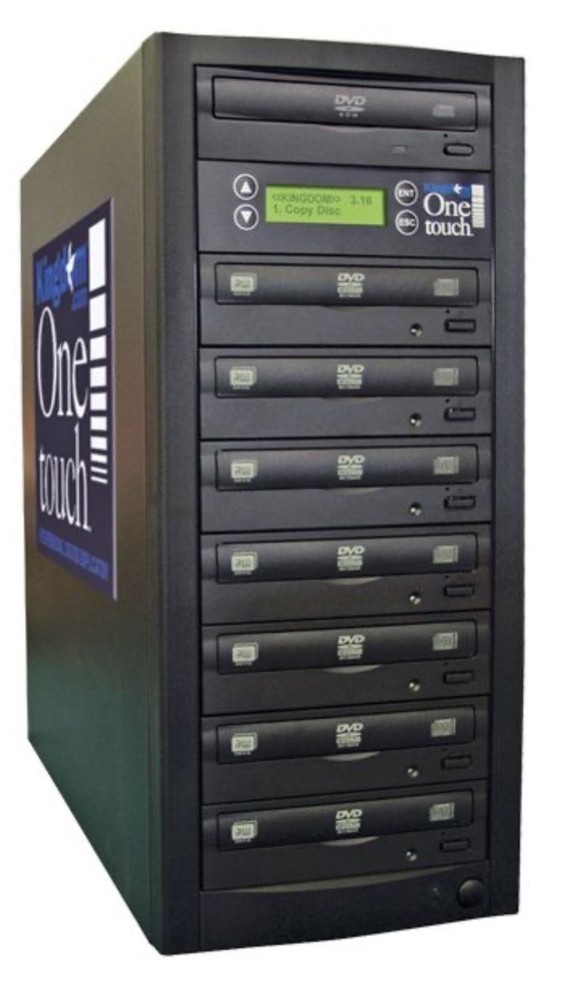 Kingdom One Touch KDV7A Professional Optical CD DVD Duplicator Open box, NEW