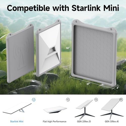 Silicone Protective Case for Starlink Mini - Shockproof - Accessories