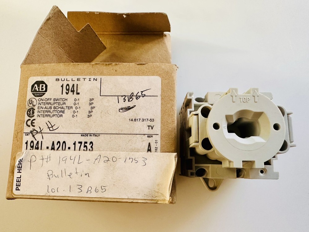 Allen Bradley Switch 194L-A20-1753