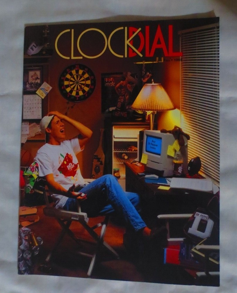 DR PEPPER CLOCK DIAL  FALL 1992 MAGAZINE