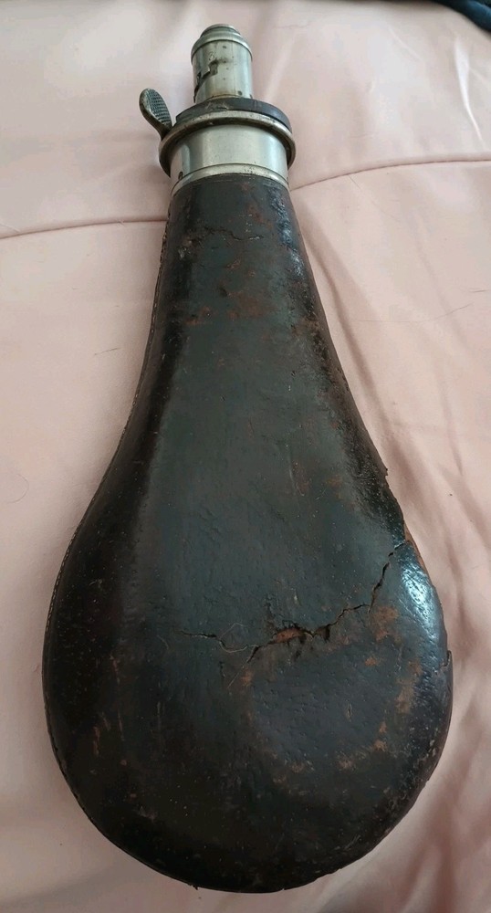 Gun Powder Flask Antique