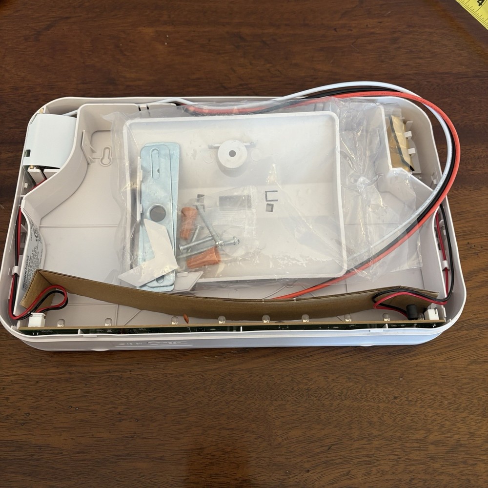 New Exit Sign .Face Plate and mounting bracket. Front/Back For Hard Wired