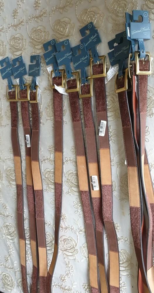 Women’s Belt Patchwork - UNIVERSAL THREAD - Brown / Choose Size