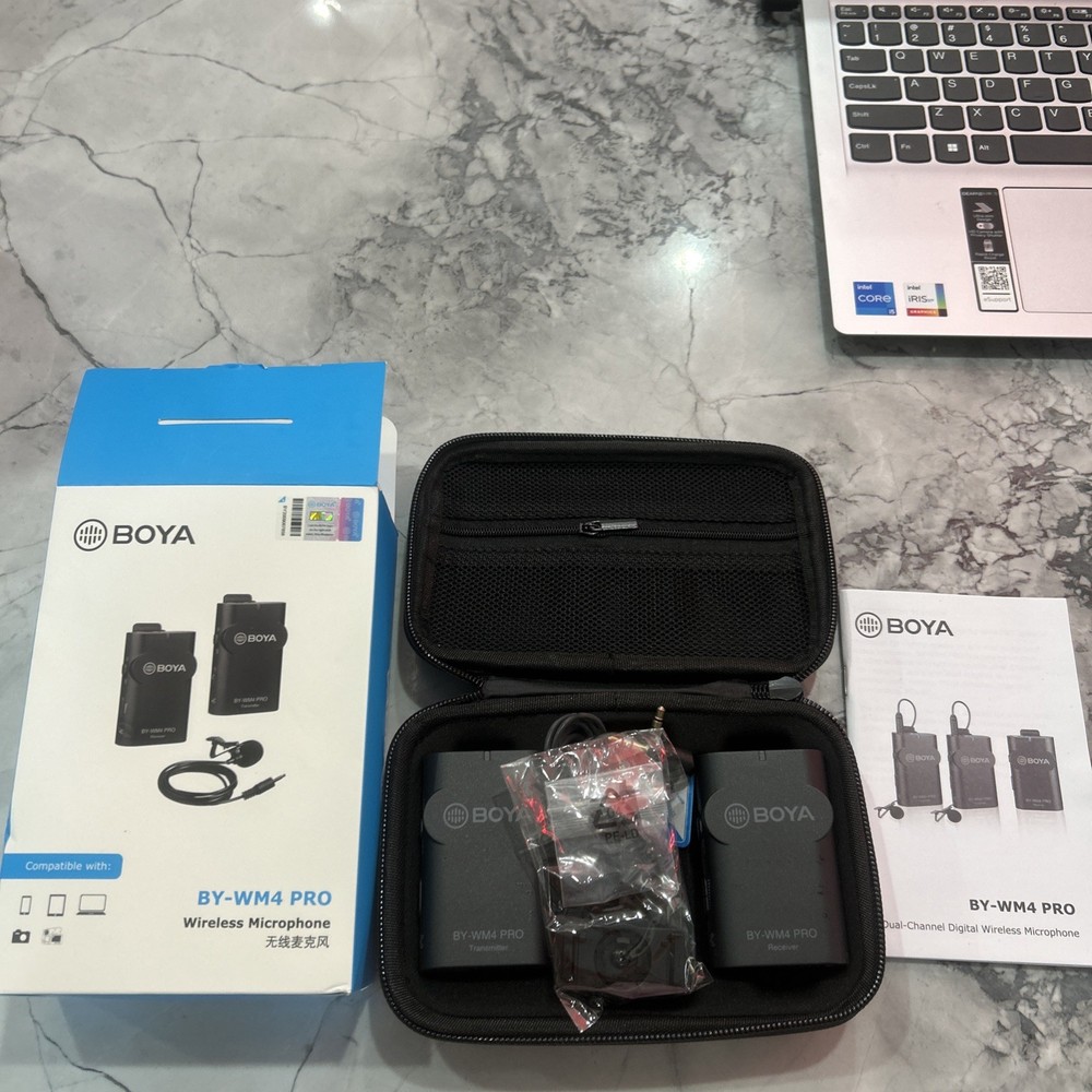 BOYA BY-WM4 PRO Wireless Microphone Kit Transmitter/Receiver